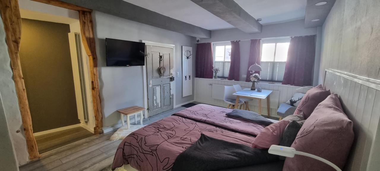 Ferienwohnung Zum Hirschen Херцберг ам Харц Екстериор снимка